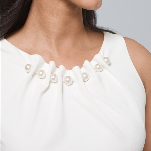 NWT Nicole Miller Colorblock Pearl Gown Maxi Dress - Picture 2 of 3